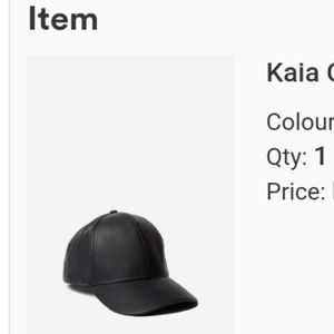 Cotton On Faux Leather Cap